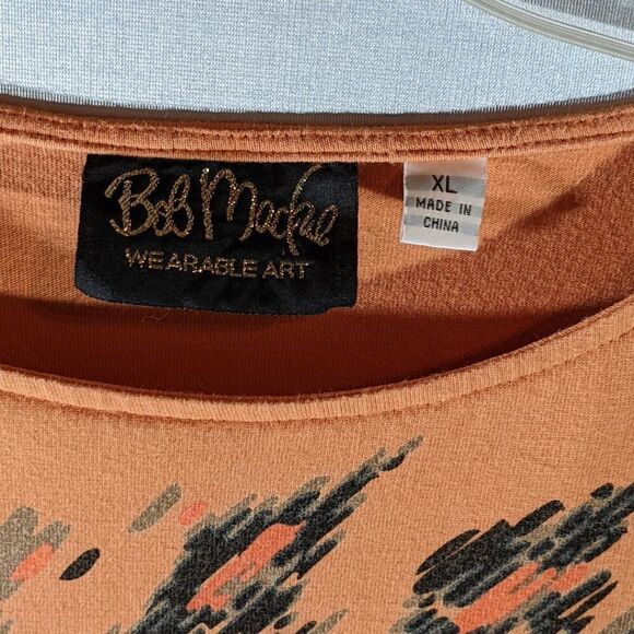 BOB MACKIE WEARABLE ART FANTASY LEOPARD - ORNAGE - XL - Picture 2 of 5